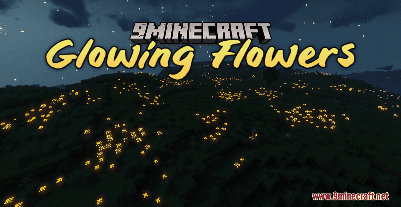 Glowing Flowers Resource Pack (1.20.6, 1.20.1) - Texture Pack 1