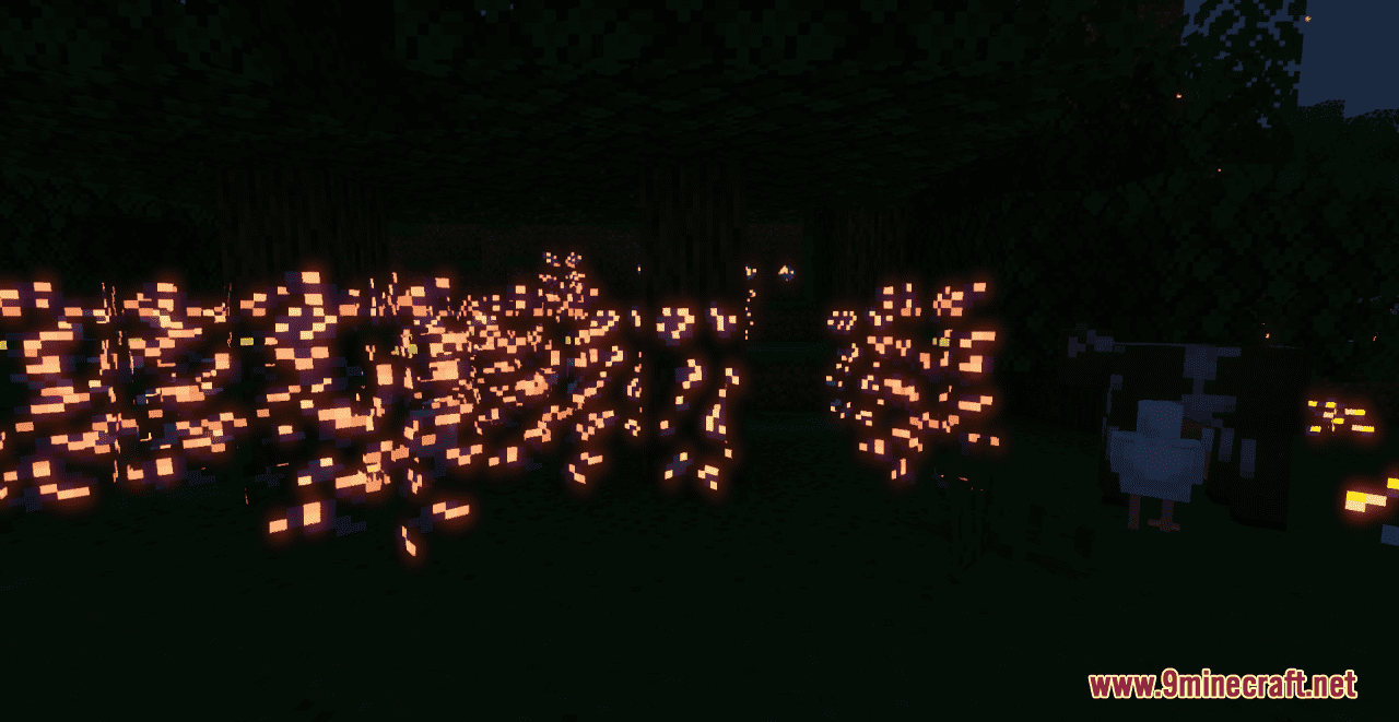 Glowing Flowers Resource Pack (1.20.6, 1.20.1) - Texture Pack 7