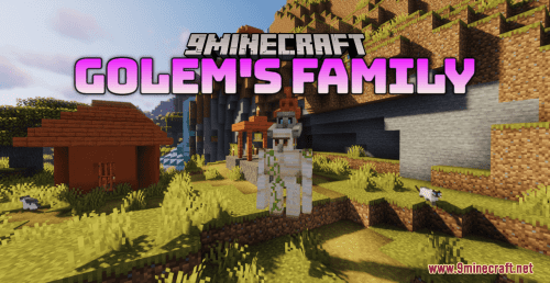 Golem’s Family Resource Pack (1.20.6, 1.20.1) – Texture Pack Thumbnail