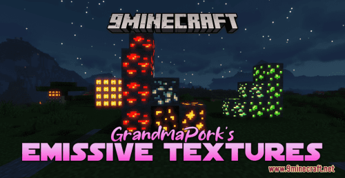 GrandmaPork’s Emissive Textures Resource Pack (1.21.1, 1.20.1) – Texture Pack Thumbnail