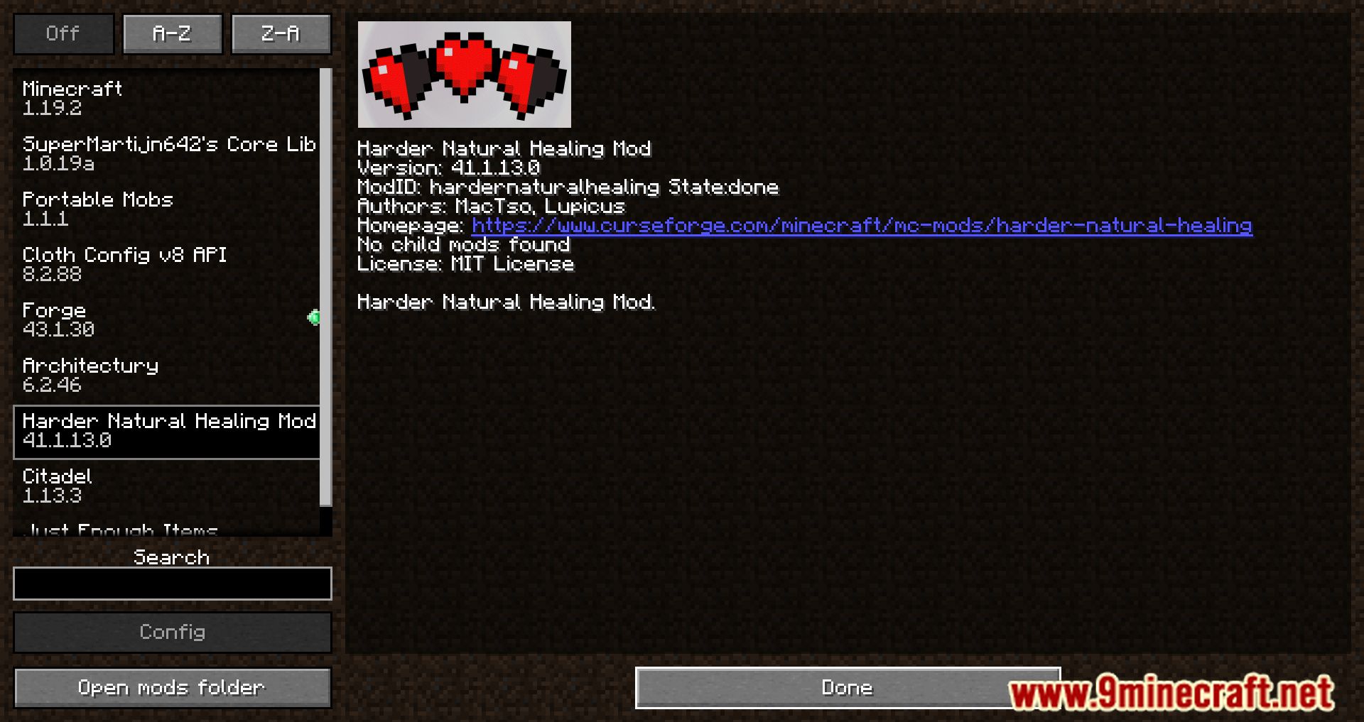 Harder Natural Healing Mod (1.20.4, 1.19.4) - Be Careful With Your Health 7