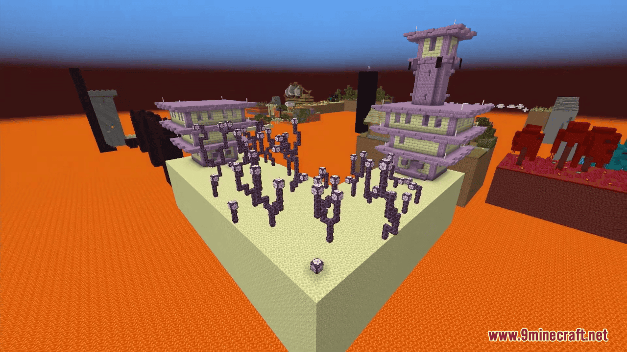 HotHot Parkour Map (1.21.1, 1.20.1) - Watch Out For The Lava! 11