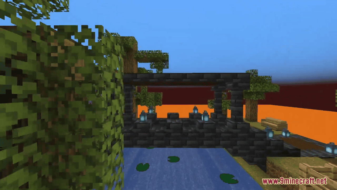 HotHot Parkour Map (1.21.1, 1.20.1) - Watch Out For The Lava! 3