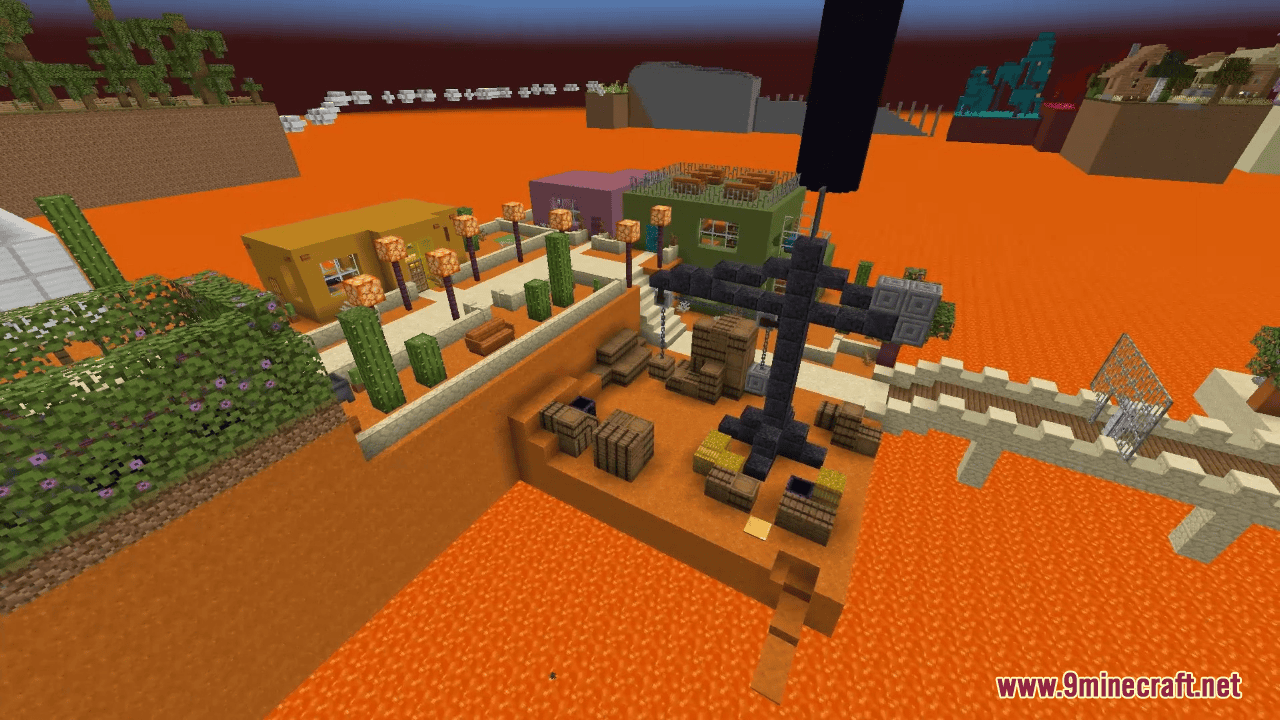 HotHot Parkour Map (1.21.1, 1.20.1) - Watch Out For The Lava! 5