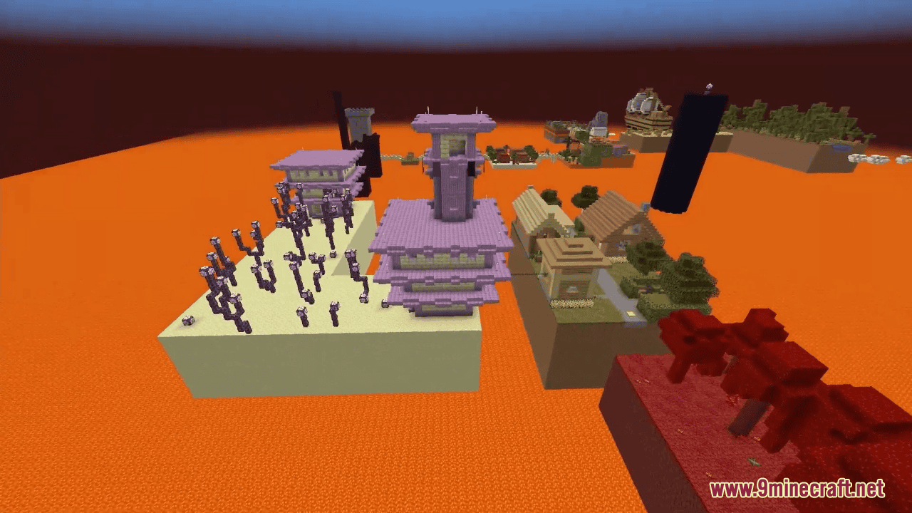 HotHot Parkour Map (1.21.1, 1.20.1) - Watch Out For The Lava! 8