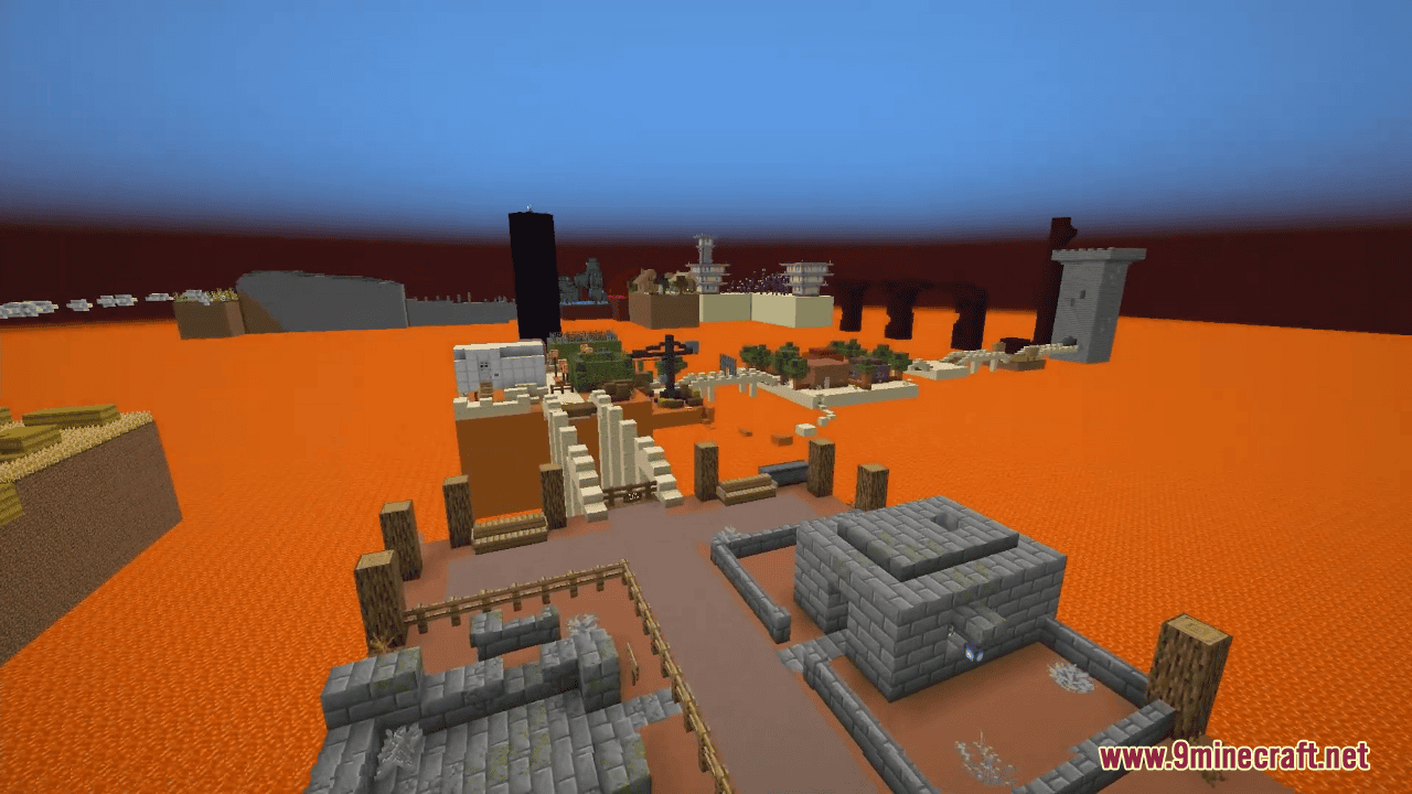 HotHot Parkour Map (1.21.1, 1.20.1) - Watch Out For The Lava! 9