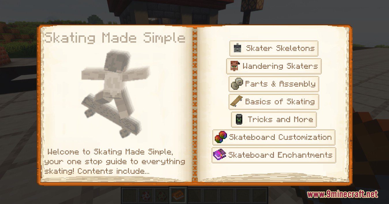 I Wanna Skate Mod (1.19.4, 1.19.2) - Skateboarding Mod 2