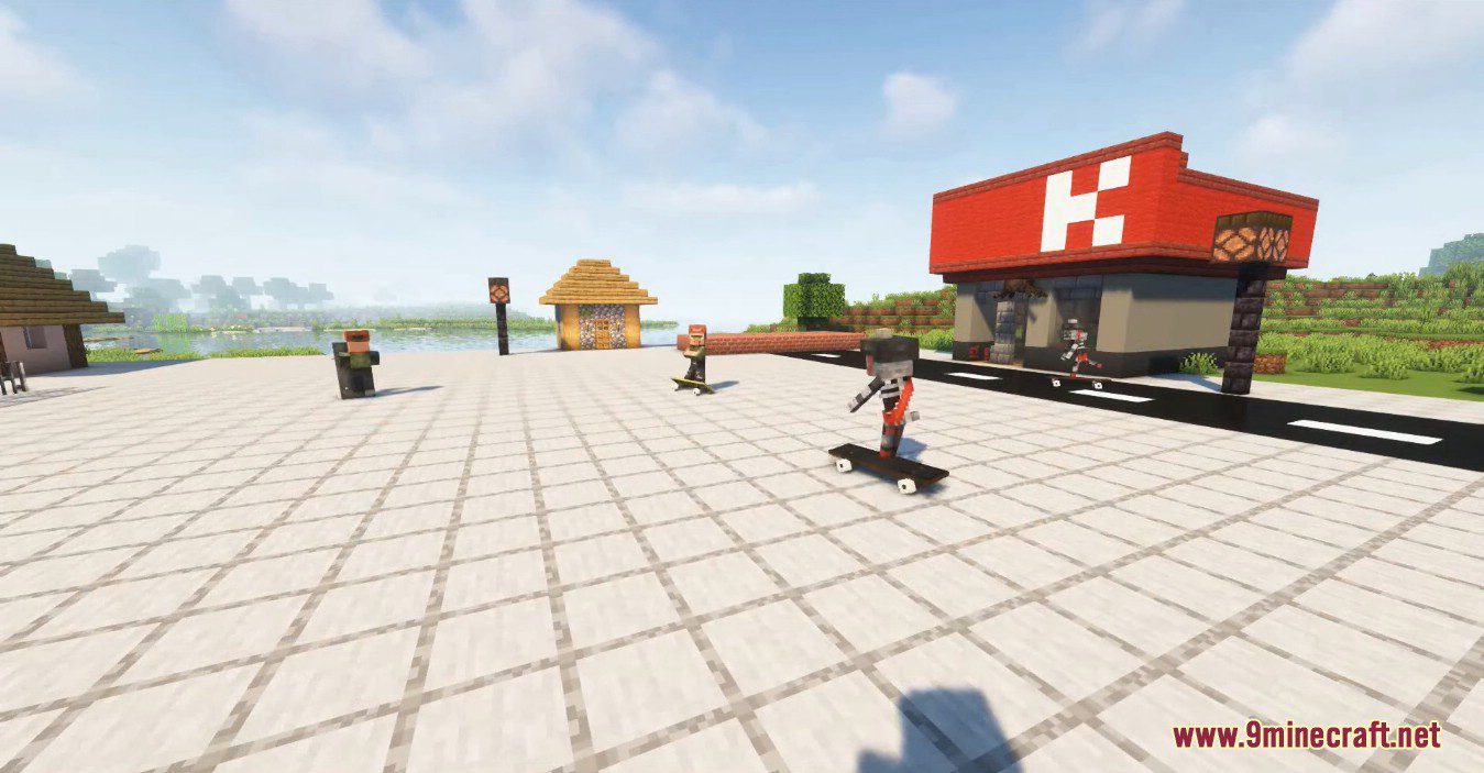 I Wanna Skate Mod (1.19.4, 1.19.2) - Skateboarding Mod 7