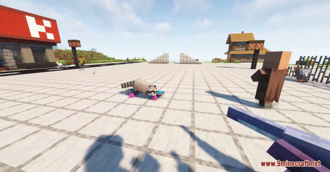 I Wanna Skate Mod (1.19.4, 1.19.2) - Skateboarding Mod 9