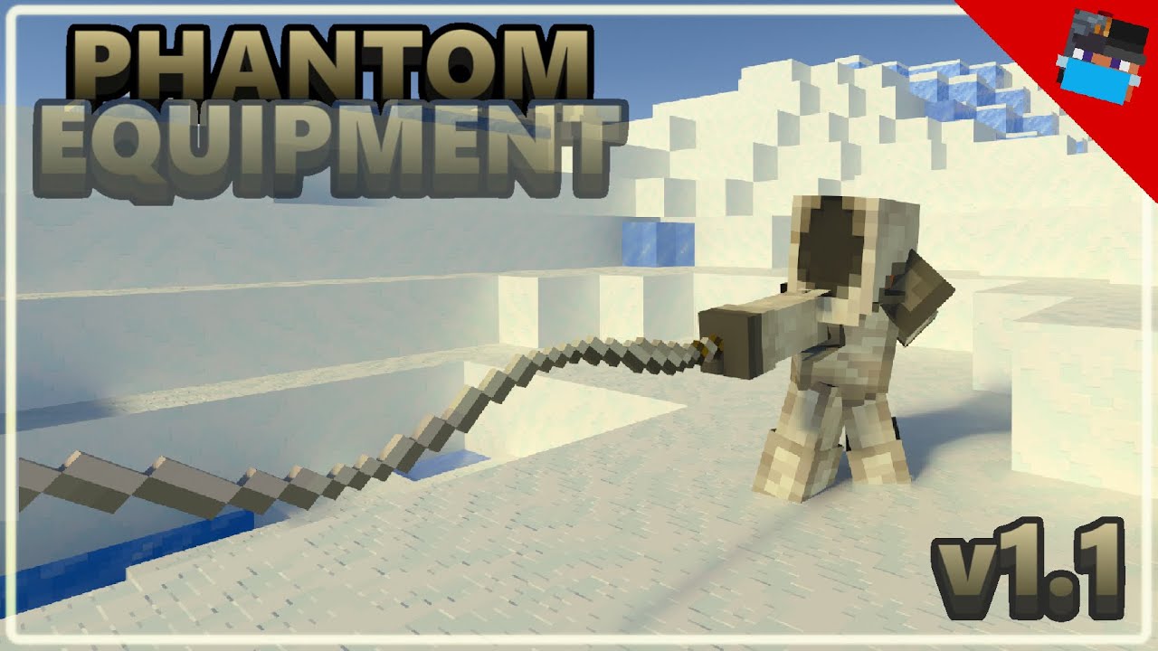 Invisibility Phantom Equipment Addon (1.20, 1.19) - Armor, Tools, and Whip 1