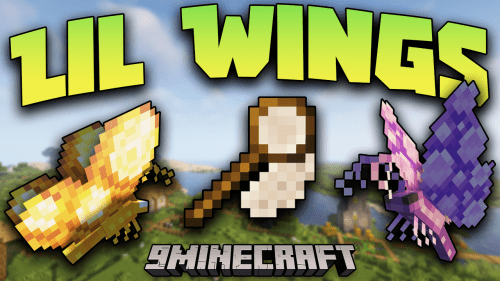 Lil’ Wings Mod (1.19.2, 1.18.2) – Lighten Up Your World With New Butterfly Thumbnail
