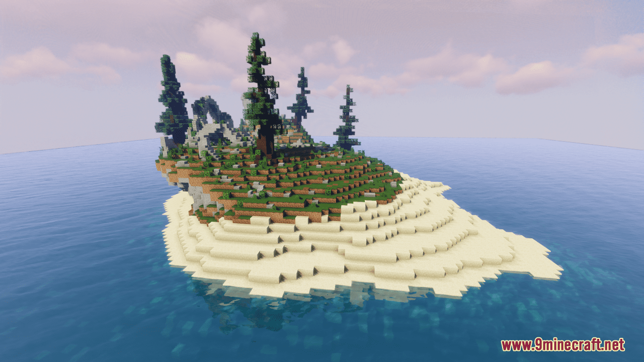 Lone Island Map (1.21.1, 1.20.1) - Small Survival Island 2