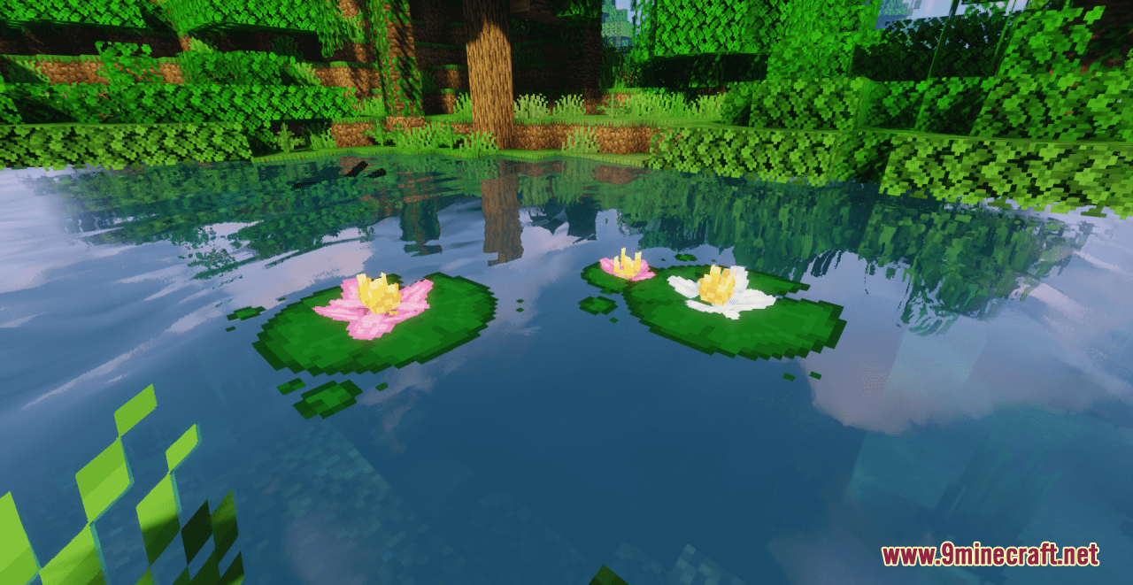 Lotus Flower Resource Pack (1.20.6, 1.20.1) - Texture Pack 3