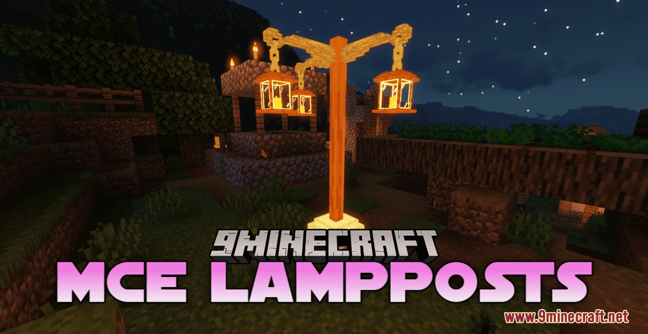 MCE Lampposts Resource Pack (1.20.6, 1.20.1) - Texture Pack 1