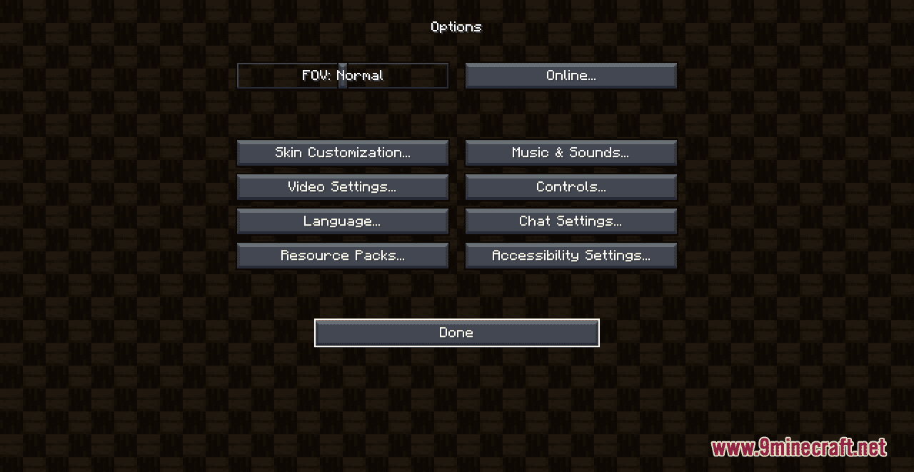 Mandala's GUI - Dark Mode Resource Pack (1.21.1, 1.20.1) - Texture Pack 2