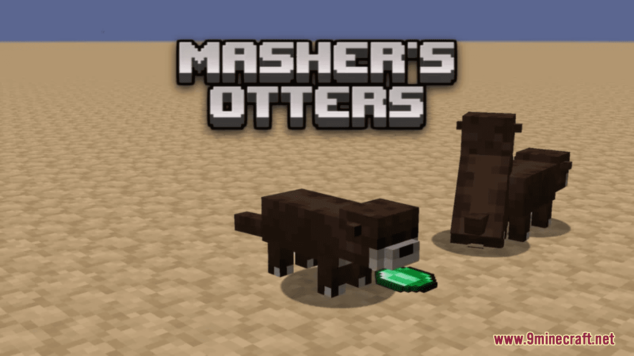 Masher's Otters Resource Pack (1.20.6, 1.20.1) - Texture Pack 1