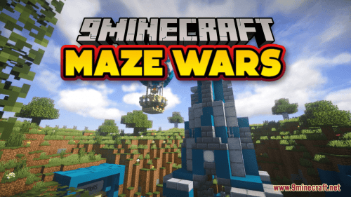 Maze Wars Map (1.21.1, 1.20.1) – A War In The Maze Thumbnail