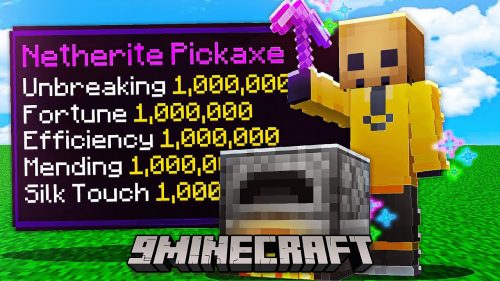 Minecraft But Smelt Give You Enchant 1000000 Data Pack (1.18.2, 1.17.1) Thumbnail