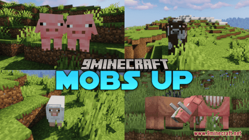 Mobs Up Resource Pack (1.20.6, 1.20.1) – Texture Pack Thumbnail