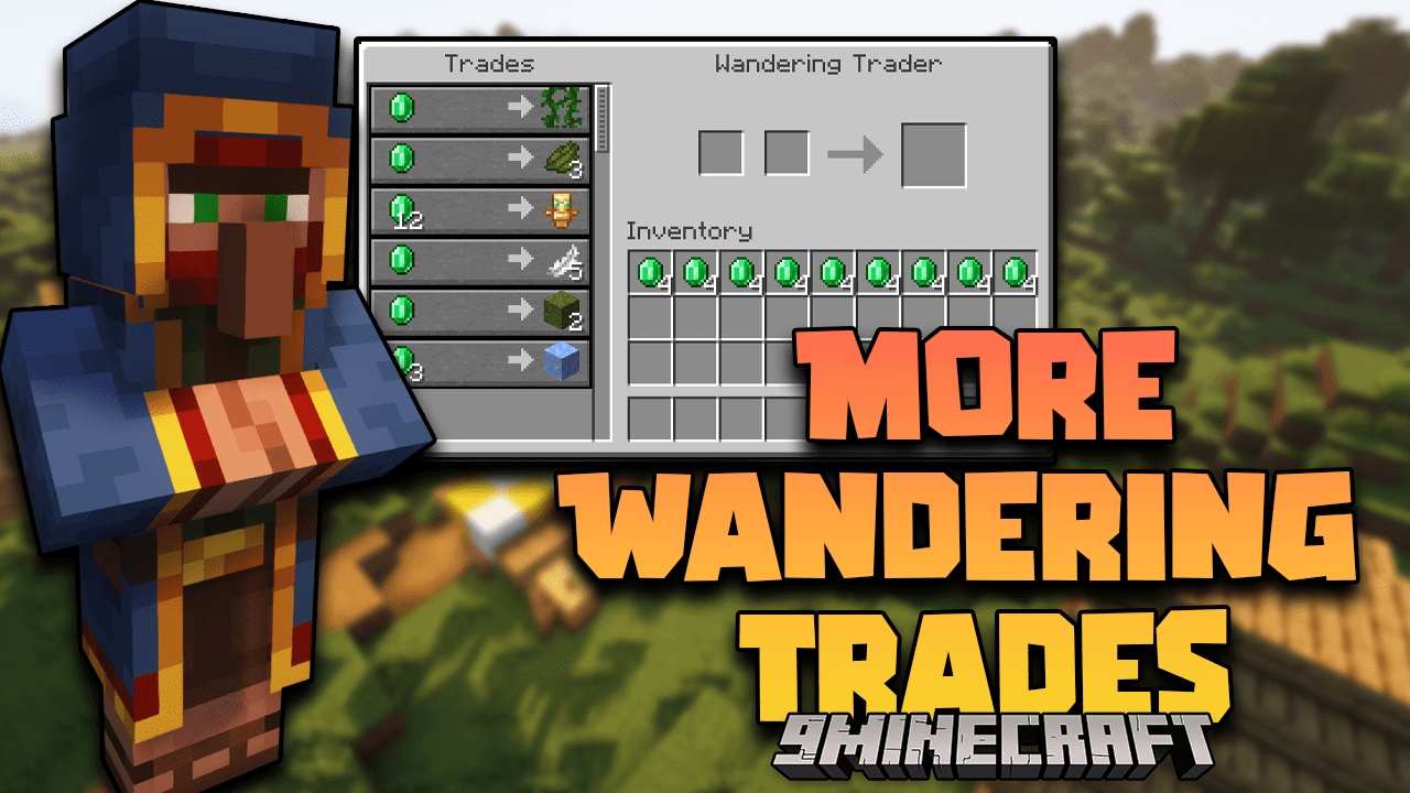 More Wandering Trades Mod (1.19.4, 1.18.2) - New Trades To The Wandering Trader 1