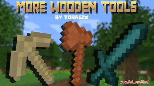 More Wooden Tools Resource Pack (1.20.6, 1.20.1) – Texture Pack Thumbnail