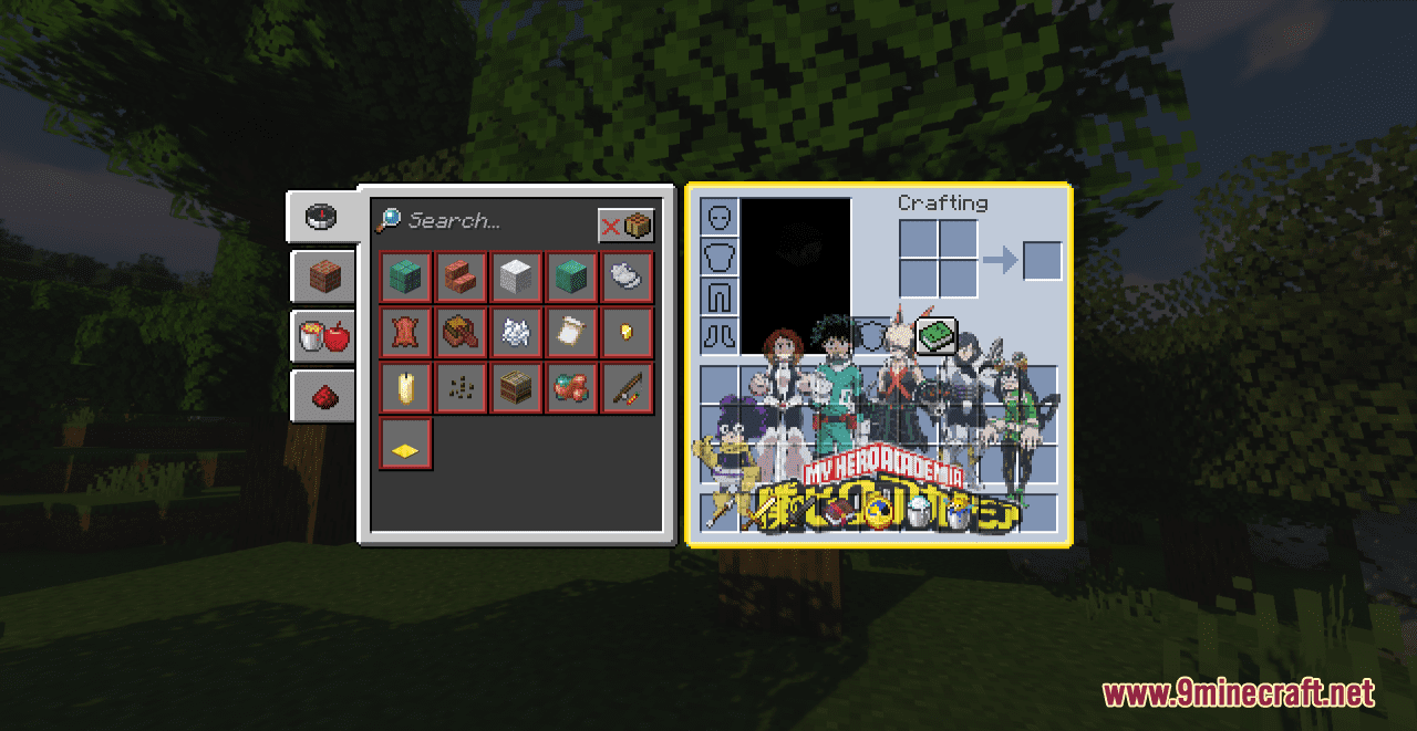 My Hero Academia Custom GUI Resource Pack (1.20.6, 1.20.1) - Texture Pack 9