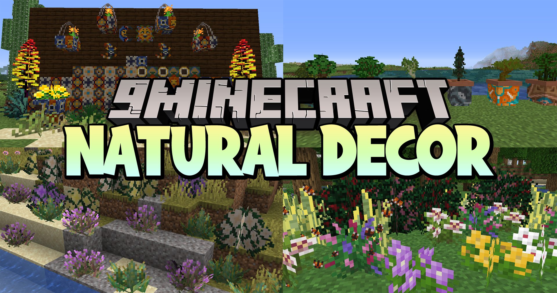 Natural Decor Mod (1.19.4, 1.18.2) - Decorations, Plants, Weather Effect 1