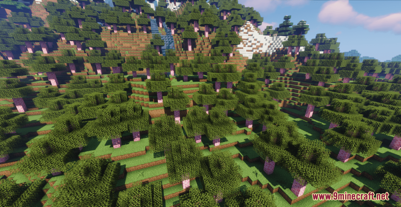 Pink Oak Blocks Resource Pack (1.20.6, 1.20.1) - Texture Pack 2