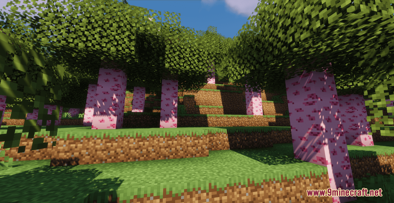 Pink Oak Blocks Resource Pack (1.20.6, 1.20.1) - Texture Pack 3