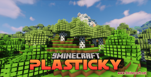 Plasticky Resource Pack (1.20.6, 1.20.1) – Texture Pack Thumbnail