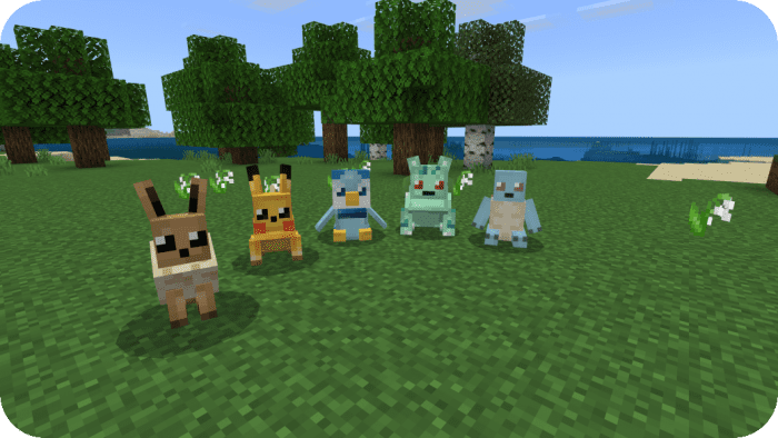 Pokémon Addon (1.19) - MCPE/Bedrock Mod 20