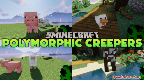 Polymorphic Creepers Resource Pack (1.20.6, 1.20.1) – Texture Pack Thumbnail