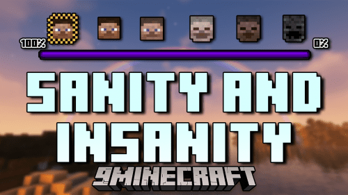 Sanity and Insanity Mod (1.19.3, 1.18.2) – Keep Your Mind Awake Thumbnail