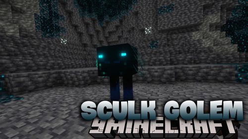 Sculk Golem Mod (1.19.2) – A Friendly Creature in the Deep Dark Thumbnail