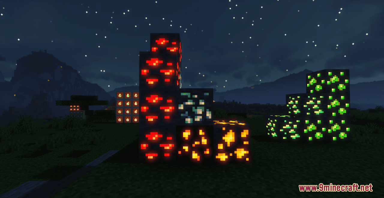 Simple Glowing Ores Resource Pack (1.20.4, 1.19.4) - Texture Pack 6
