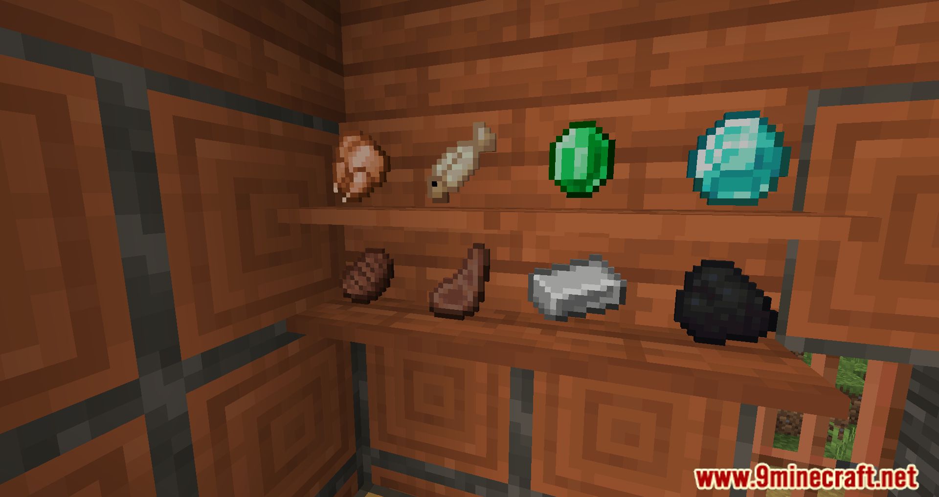 Simple Shelves Mod (1.19.2, 1.18.2) - Display Items And Books 3