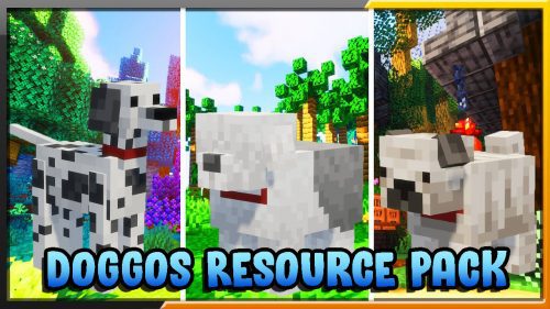The Doggos Resource Pack (1.19) – MCPE/Bedrock Thumbnail