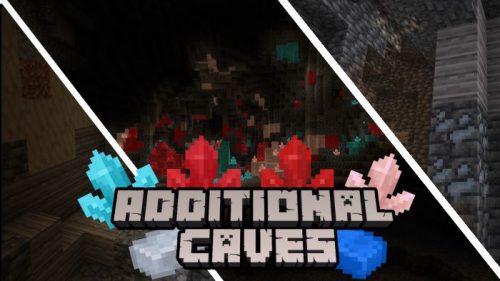 Additional Caves Addon (1.19) – MCPE/Bedrock Mod Thumbnail