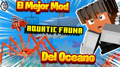 Aquatic Fauna Addon (1.19) – MCPE/Bedrock Aesthetic Craft Mod Thumbnail