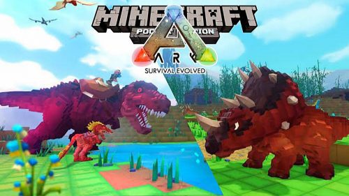 MC ARK Addon (1.20, 1.19) – MCPE/Bedrock Mod Thumbnail