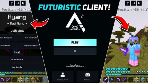 Ayang Client V3.1 (1.19, 1.18) – Futuristic UI, PvP Pack, FPS Boost Thumbnail