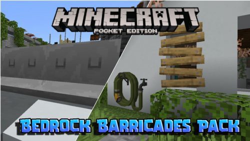 Bedrock Barricades Pack Addon (1.19) – MCPE/Bedrock Mod Thumbnail