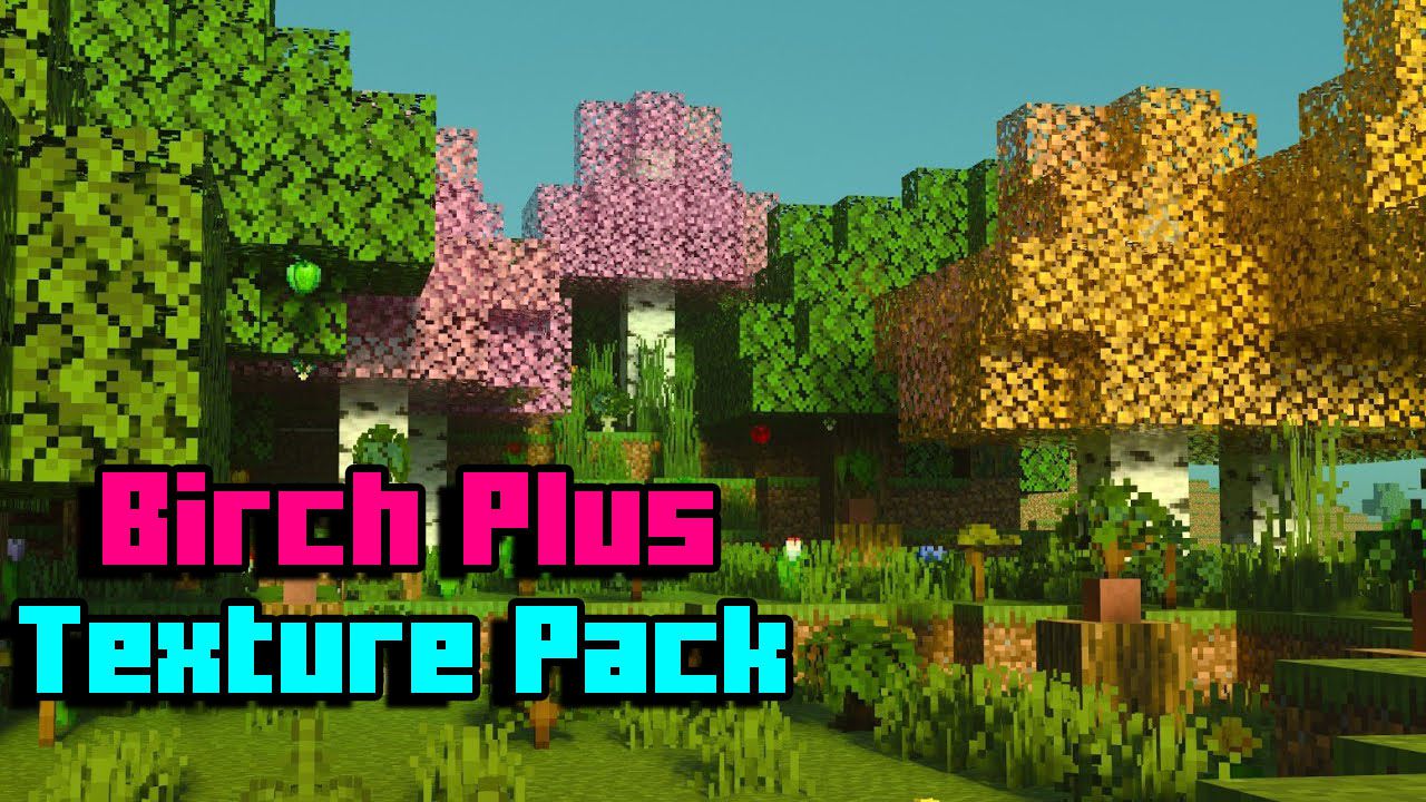 Birch Plus+ Texture Pack (1.20, 1.19) - MCPE/Bedrock 1