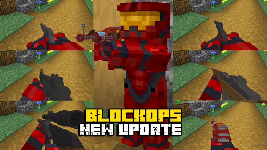 BlockOps Addon (1.19) - MCPE/Bedrock Gun Mod 1