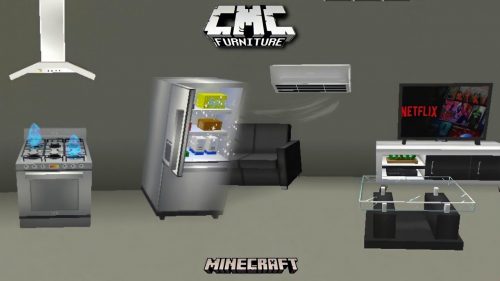 CMC Furniture Addon (1.19) – MCPE/Bedrock Mod Thumbnail