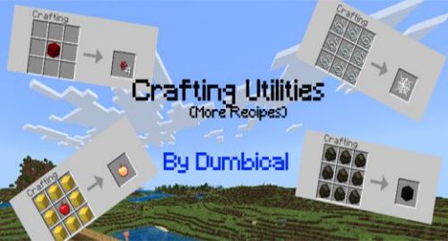 Crafting Utilities Addon (1.19) – MCPE/Bedrock Mod Thumbnail