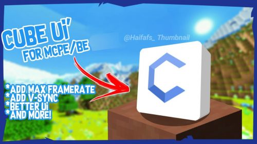 Cube UI Client (1.19) – Best UI MCPE/Bedrock Thumbnail