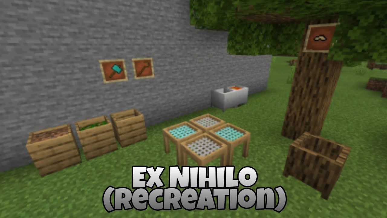 Exnihilo Bedrock Addon (1.19) - Minecraft PE 1