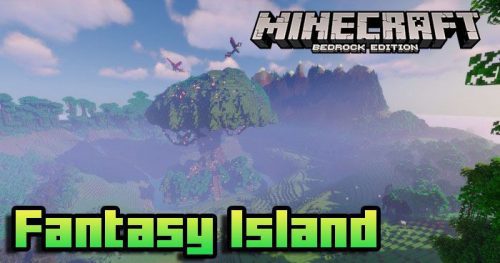 Fantasy Island Map (1.19) – MCPE/Bedrock Thumbnail