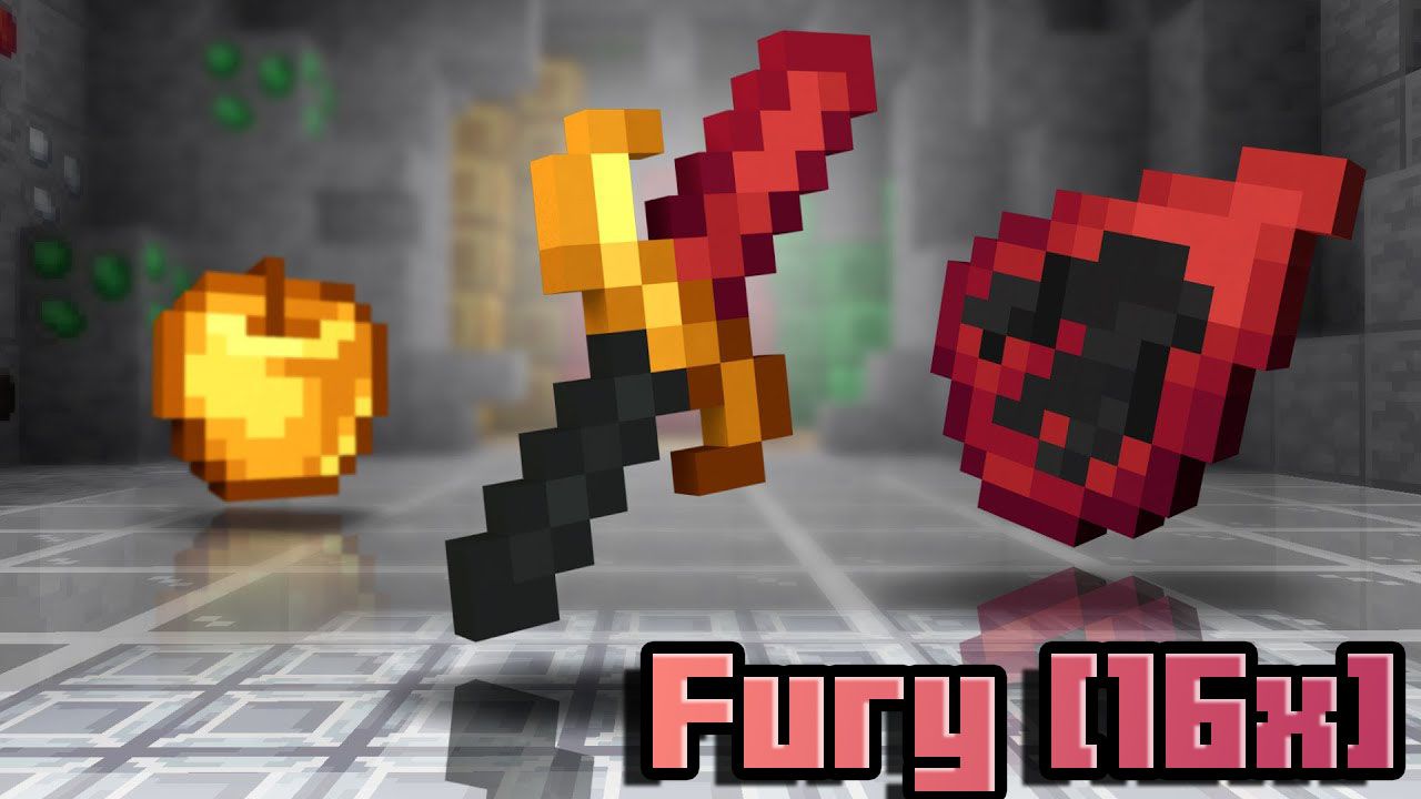 Fury 16x Pack (1.19) - Java/Bedrock PvP Texture Pack 1